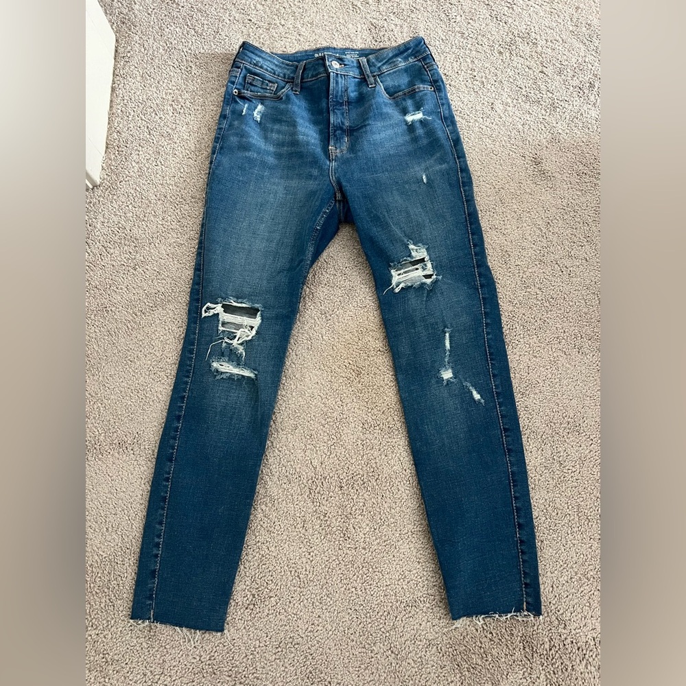 Old Navy Rockstar Super Skinny Extra High Rise Jeans